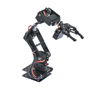 6DOF Robotic Arm – Full Metal DIY Kit with Servo Motors
